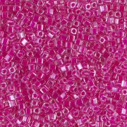 Cubi Miyuki mm. 1.8 SB18-0209 - Fuchsia Lined Crystal x10g