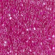 Cubi Miyuki mm. 1.8 SB18-0209 - Fuchsia Lined Crystal x10g