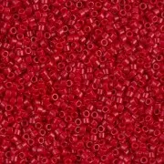 Miyuki Delica 11/0 DB0791 - Dyed Semi Mat Opaque Bright Red pacco da 100g