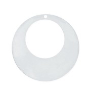 Pendente orecchini cerchio 25 mm in Argento 925 x1