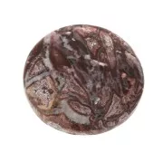 Cabochon rotondo 25mm Jaspe Leopard x1