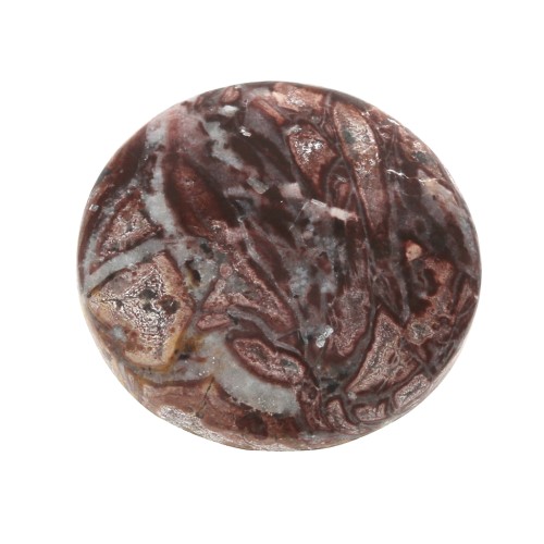 Cabochon rotondo 25mm Jaspe Leopard x1