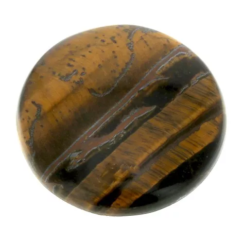 Cabochon rotondo 30mm Occhio di tigre x1