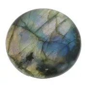 Cabochon rotondo 30 mm Labradorite x1