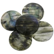 Cabochon rotondo 30 mm Labradorite x1