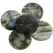 Cabochon rotondo 30 mm Labradorite x1