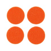 Ricarica di feltro tonda da 22 mm per ciondolo diffusore di profumo - Arancio x4|raw }}