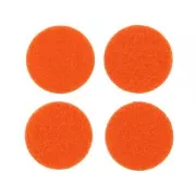 Ricarica di feltro tonda da 22 mm per ciondolo diffusore di profumo - Arancio x4