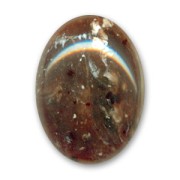 Cabochon in resina mm. 40x30 imitazione pietra Brown x1|raw }}