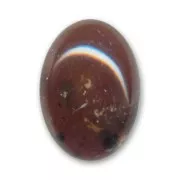 Cabochon in resina mm. 25x18 imitazione pietra Brown x1