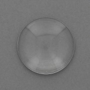 Cabochon lenti di vetro 30mm - Crystal x1