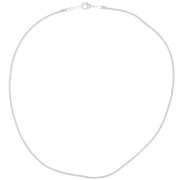 Girocollo serpentina mm. 2 argentato x1