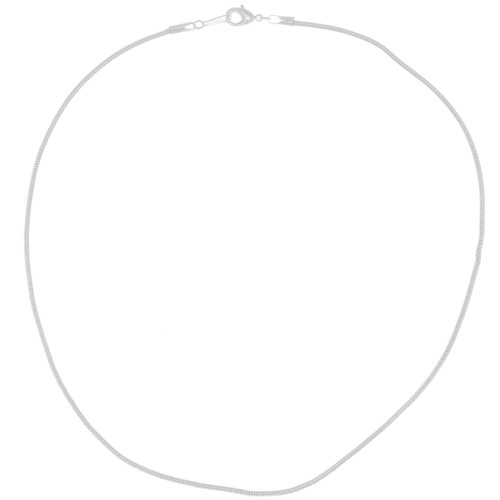 Girocollo serpentina mm. 2 argentato x1