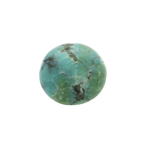 Cabochon rotondo 6 mm Turchese naturale x1