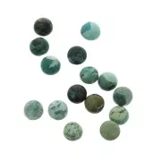 Cabochon rotondo 6 mm Turchese naturale x1
