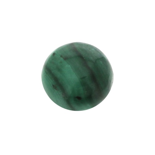 Cabochon rotondo 6 mm Malachite x1