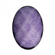 Cabochon sfaccettato in resina mm. 18x13 Amethyst|raw }}