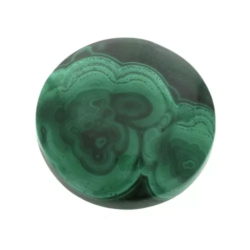 Cabochon rotondo 25mm Malachite x1