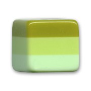 Cubo tricolore mm. 15 Verde chiaro x1|raw }}