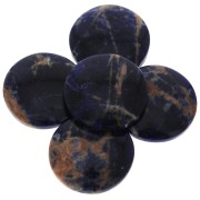 Cabochon rotondo 30mm Sodalite x1
