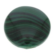 Cabochon rotondo 30mm Malachite x1