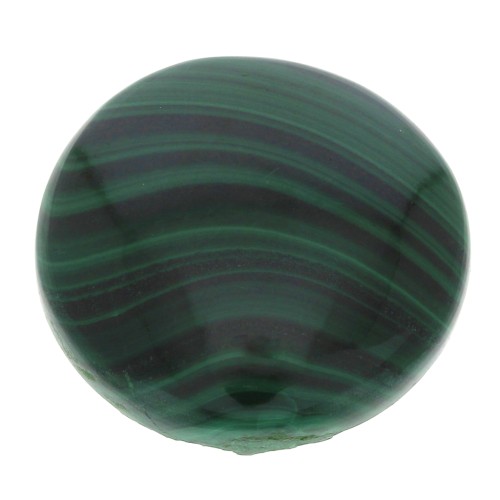 Cabochon rotondo 30mm Malachite x1