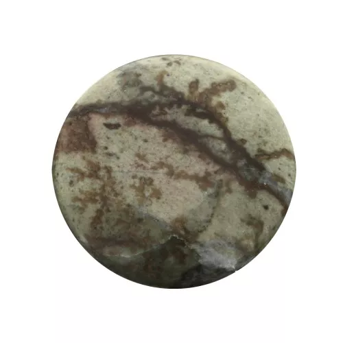 Cabochon rotondo 25mm Jaspe Picasso x1