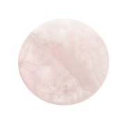 Cabochon rotondo 25mm Quartz rose x1|raw }}