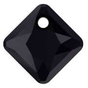 Pendente Princess Cut PureCrystal 6431 9 mm  Jet x1|raw }}