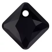 Pendente Princess Cut PureCrystal 6431 9 mm Jet x1