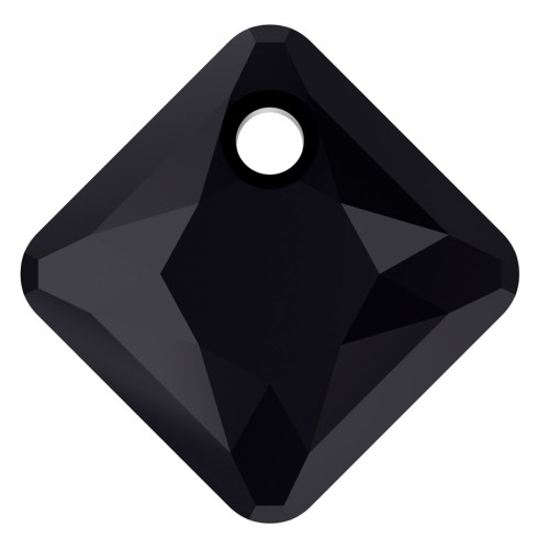 Pendente Princess Cut PureCrystal 6431 9 mm Jet x1