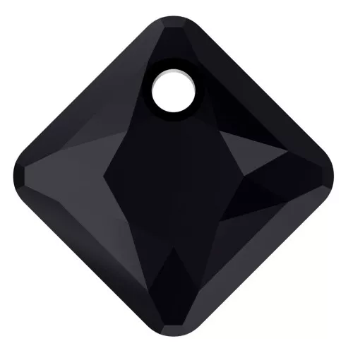 Pendente Princess Cut PureCrystal 6431 9 mm Jet x1