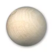 Perla tonda in legno mm. 30 x 1