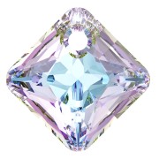 Pendente Princess Cut PureCrystal 6431 9 mm  Crystal Vitrail Light x1