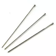 Spillo con testa piatta Argento 925 mm. 40x1.5x0.6 x10