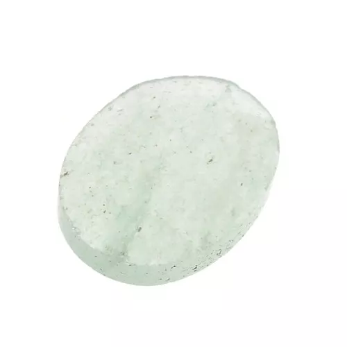 Cabochon ovale sfaccettato 8x6 mm Aventurine x1