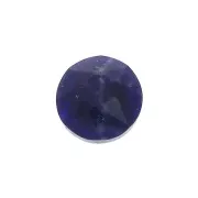 Cabochon rotondo sfaccettato 6mm Sodalite x1
