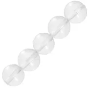 Perline Cristallo di Rocca mm. 10 x5