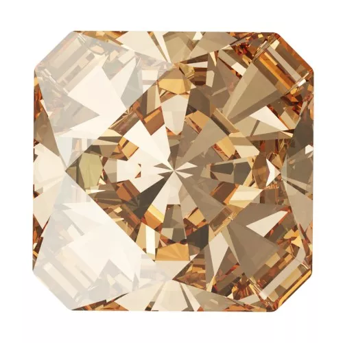 Cabochon PureCrystal 4499 6 mm Crystal Goldin Shadow x1