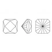 Cabochon PureCrystal 4499 6 mm Crystal Lotus Pink Delite x1