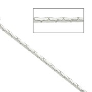 Catena maglia  Paloma 1.35 mm in Argento 925 x50 cm