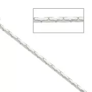 Catena maglia Paloma 1.35 mm in Argento 925 x50 cm