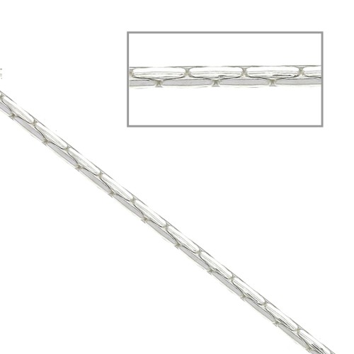 Catena maglia Paloma 1.35 mm in Argento 925 x50 cm