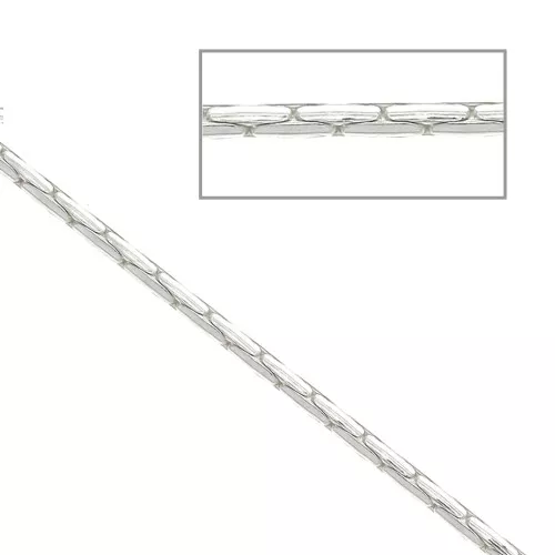 Catena maglia Paloma 1.35 mm in Argento 925 x50 cm