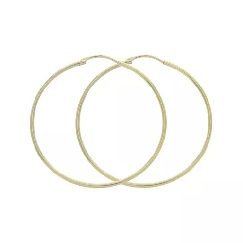 Orecchini a cerchio da decorare 21 mm Placcato oro 3 microns x2