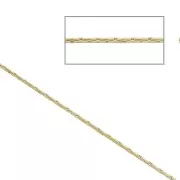 Catena fine - Paloma rotonda maglia stretta 0.6mm in Gold filled x50 cm