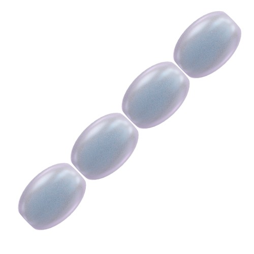 Perline PureCrystal Perle grani di riso - 5824 4mm Iridescint Dreamy Blue Pearl x20