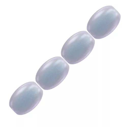 Perline PureCrystal Perle grani di riso - 5824 4mm Iridescint Dreamy Blue Pearl x20