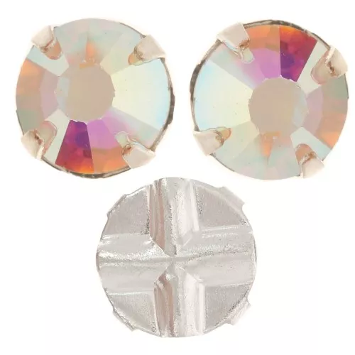 Strass da cucire mm. 6 Crystal AB x5
