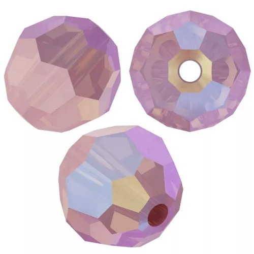 Perle rotonde PureCrystal 5000 6 mm - Rosa Acqua Opale Shimmer x6
